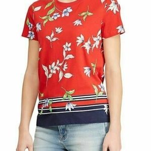 Lauren by Ralph Lauren • Floral Knit T-Shirt 💫